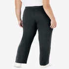 Sport Knit Straight-Leg Pull-On Pants image number null