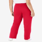 Sport Knit Straight-Leg Pull-On Pants image number null