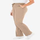 Sport Knit Straight-Leg Pull-On Pants image number null