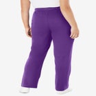 Sport Knit Straight-Leg Pull-On Pants image number null