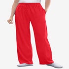 Sport Knit Straight-Leg Pull-On Pants image number null