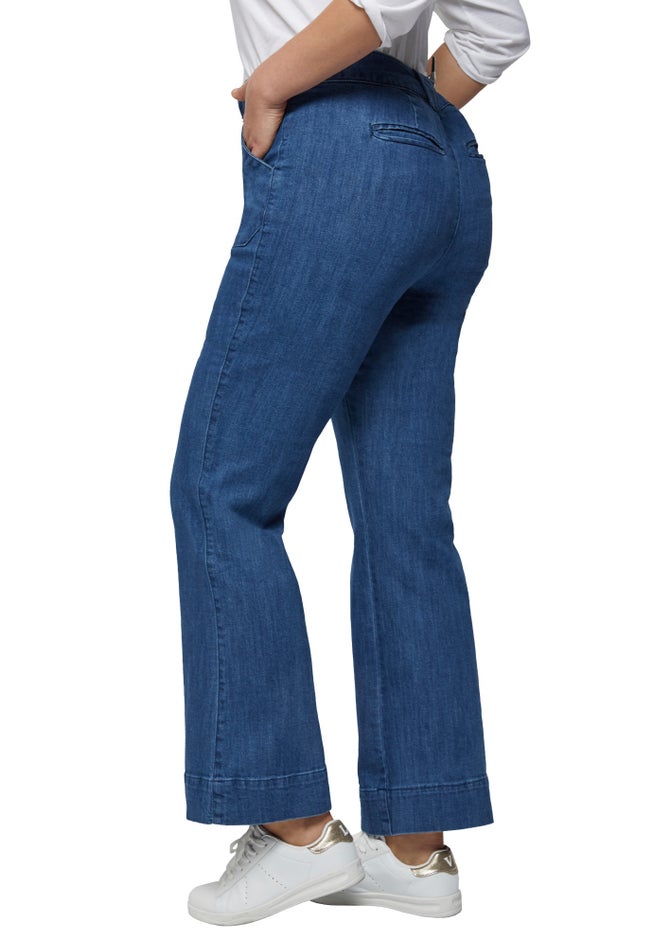 High-Waist Wide Leg Jeans image number 1