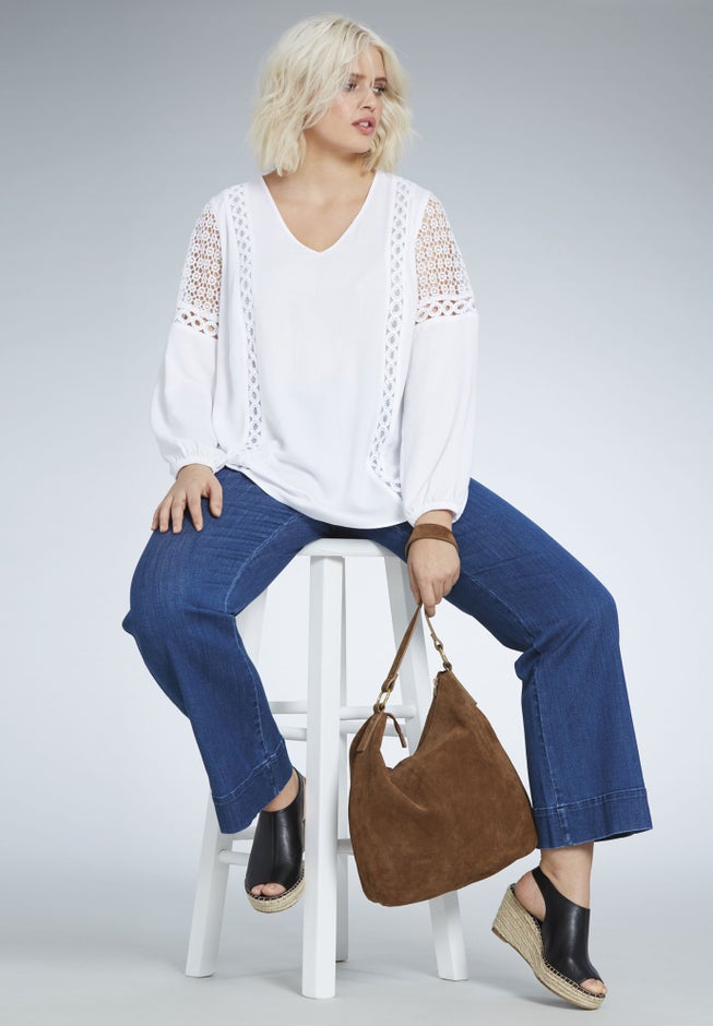 High-Waist Wide Leg Jeans image number 5