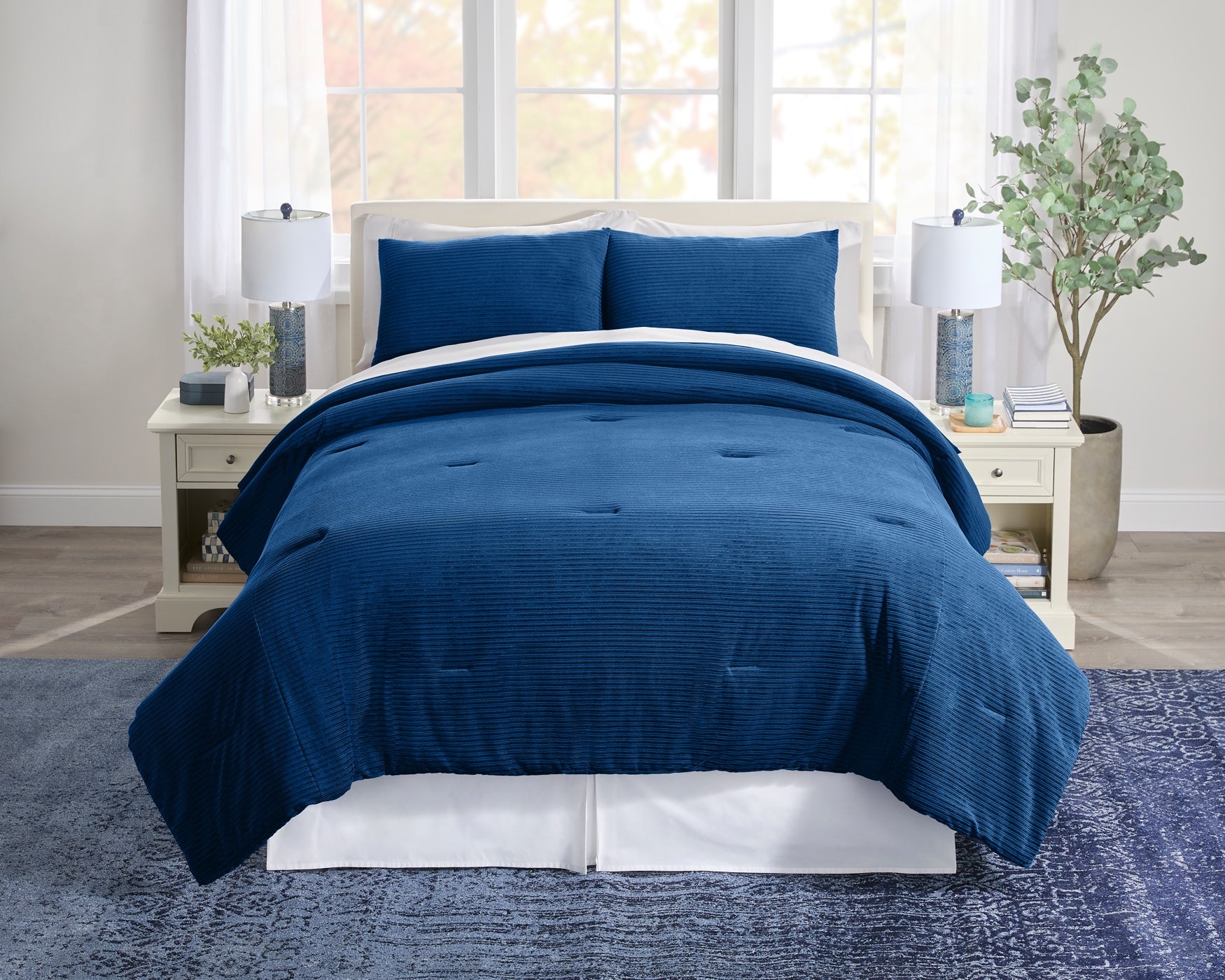Corduroy Comforter 3-PC Set image number 1