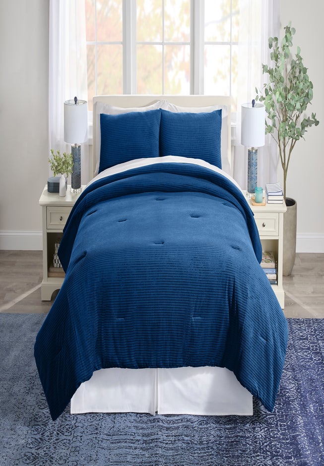 Corduroy Comforter 3-PC Set image number 1
