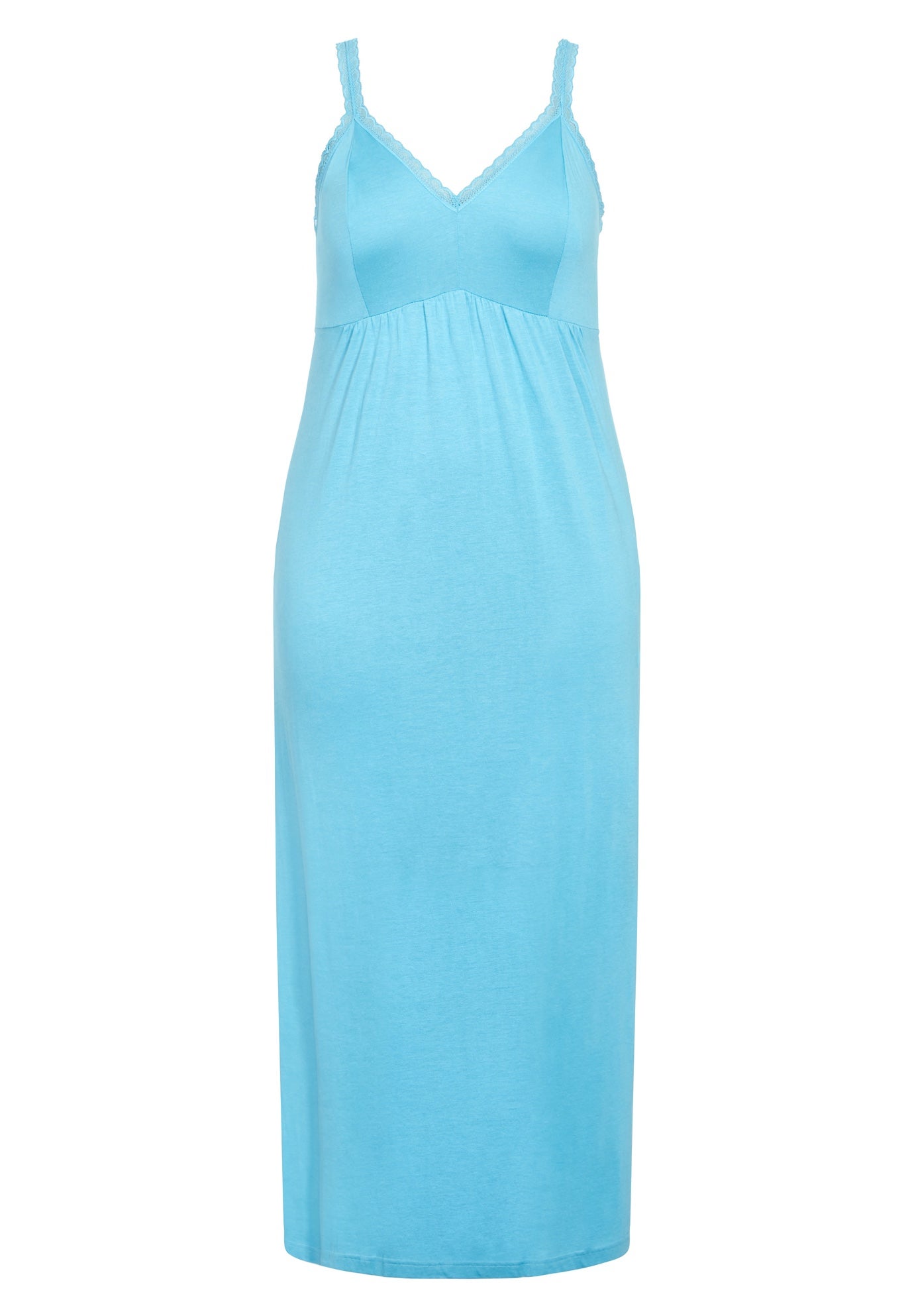 Lace Trim Maxi Sleep Dress image number 2