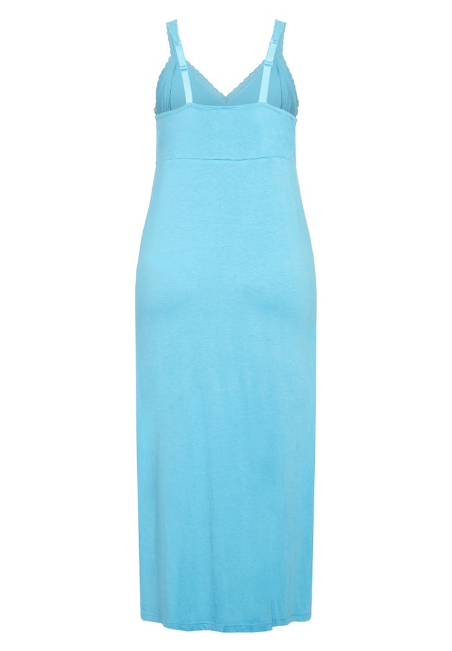 Lace Trim Maxi Sleep Dress image number 3