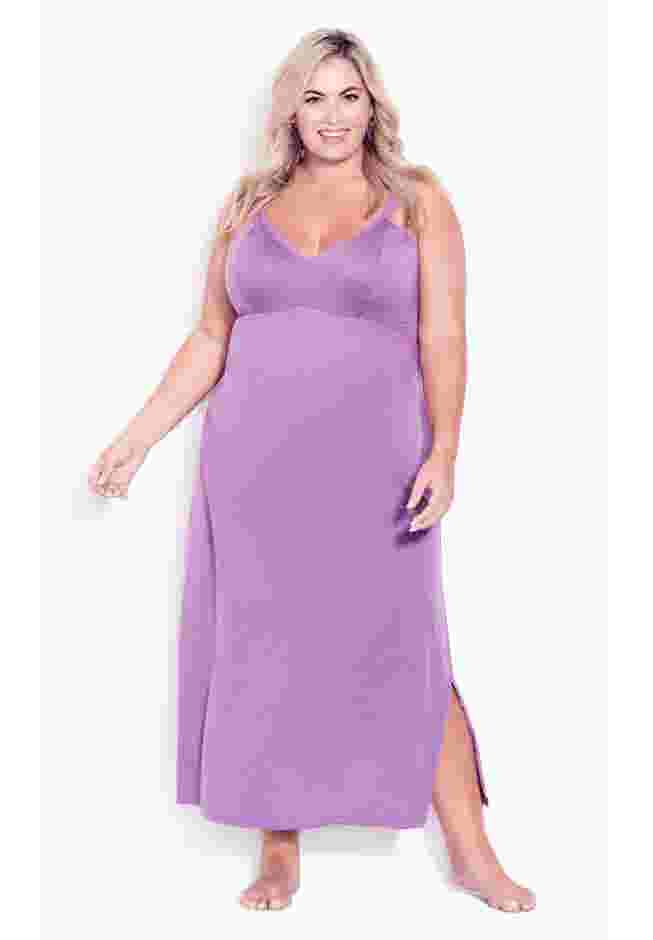Lace Trim Maxi Sleep Dress image number 0