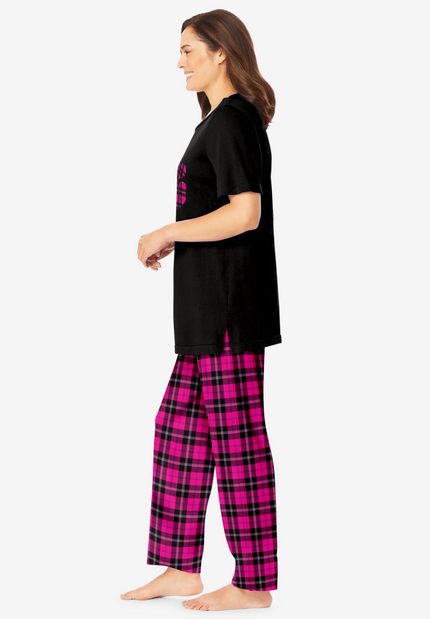 Graphic Tee PJ Set image number 2