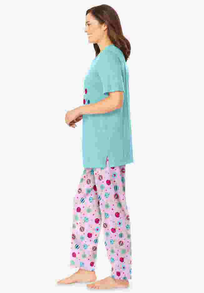 Graphic Tee PJ Set image number 2