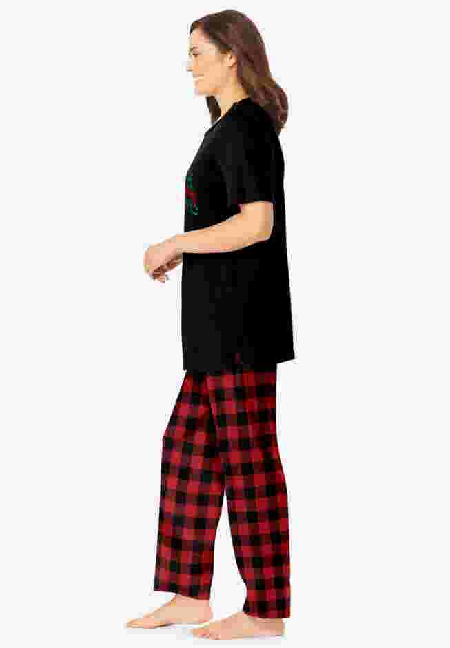 Graphic Tee PJ Set image number 2