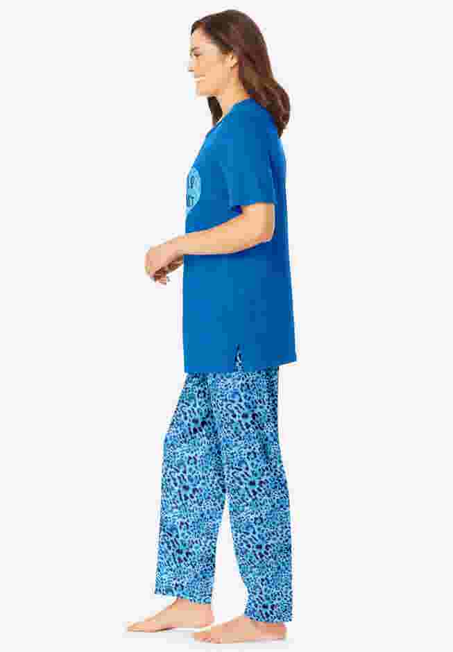 Graphic Tee PJ Set image number 2