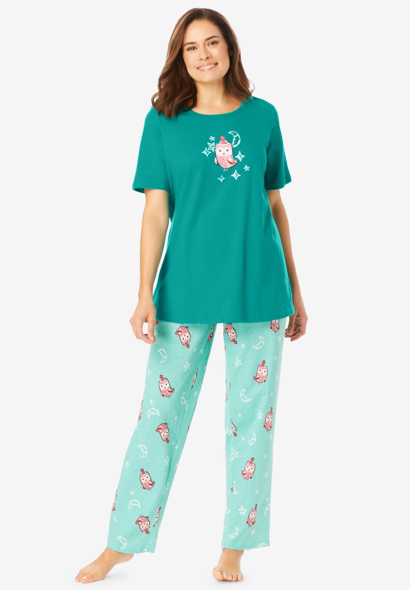 Graphic Tee PJ Set image number 0