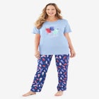 Graphic Tee PJ Set image number null