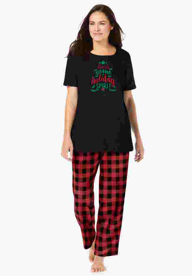 Graphic Tee PJ Set image number 0
