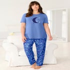 Graphic Tee PJ Set image number null