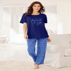 Graphic Tee PJ Set image number null