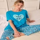 Graphic Tee PJ Set image number null