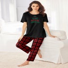 Graphic Tee PJ Set image number null