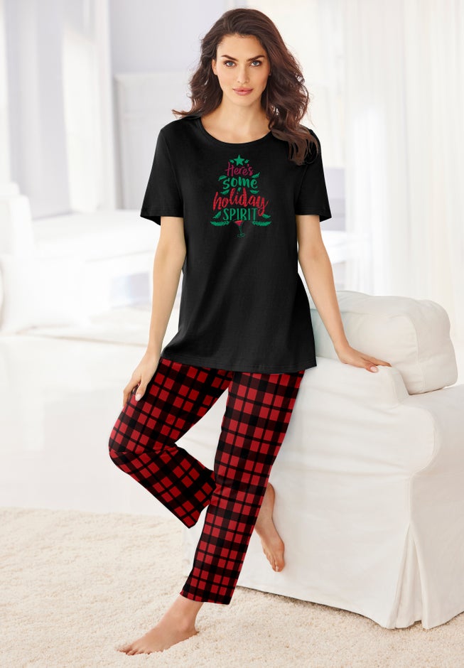 Graphic Tee PJ Set image number 0