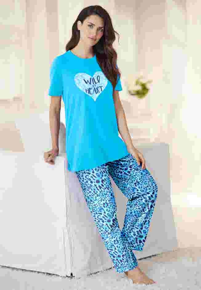 Graphic Tee PJ Set image number 0