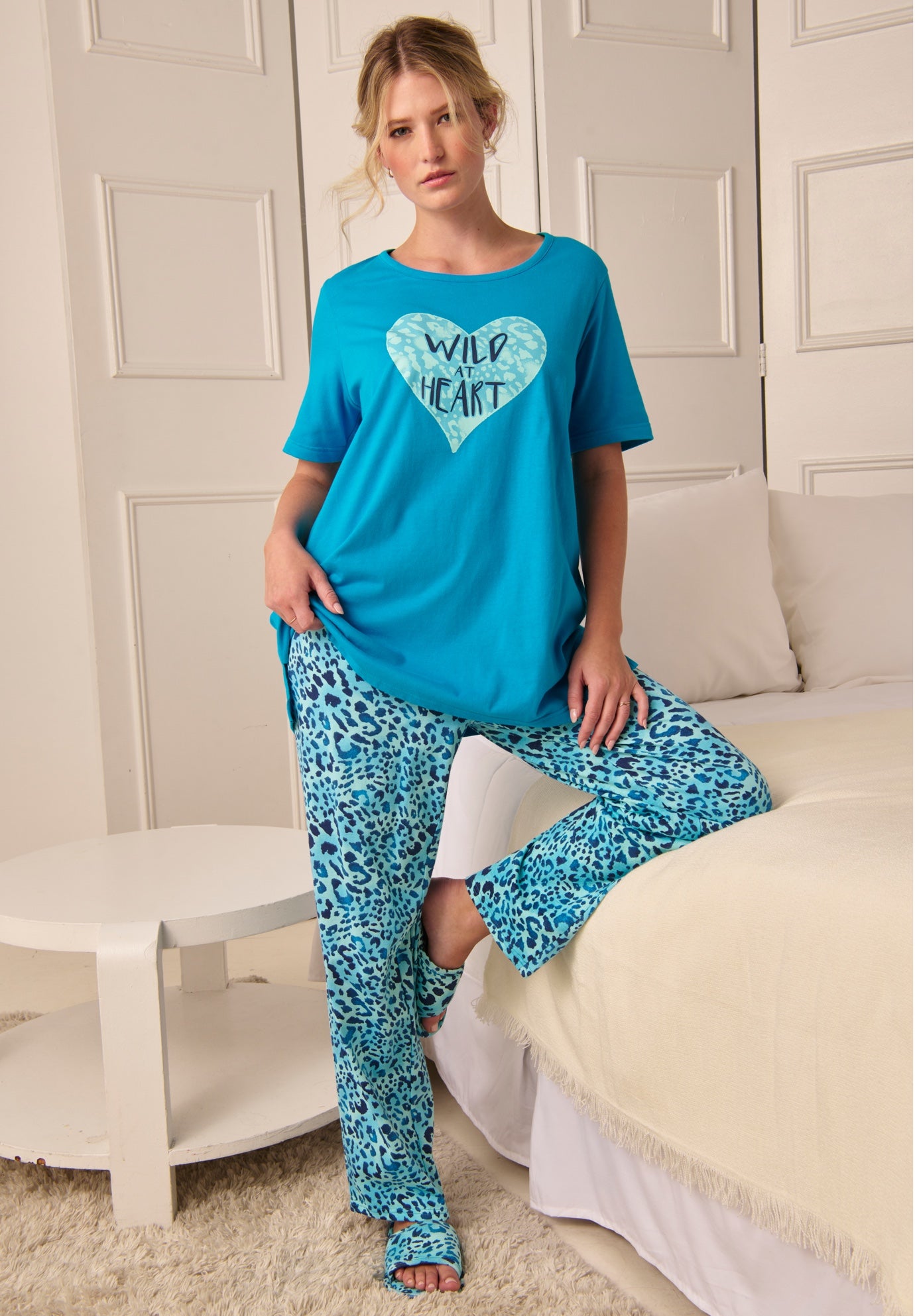 Graphic Tee PJ Set image number 0