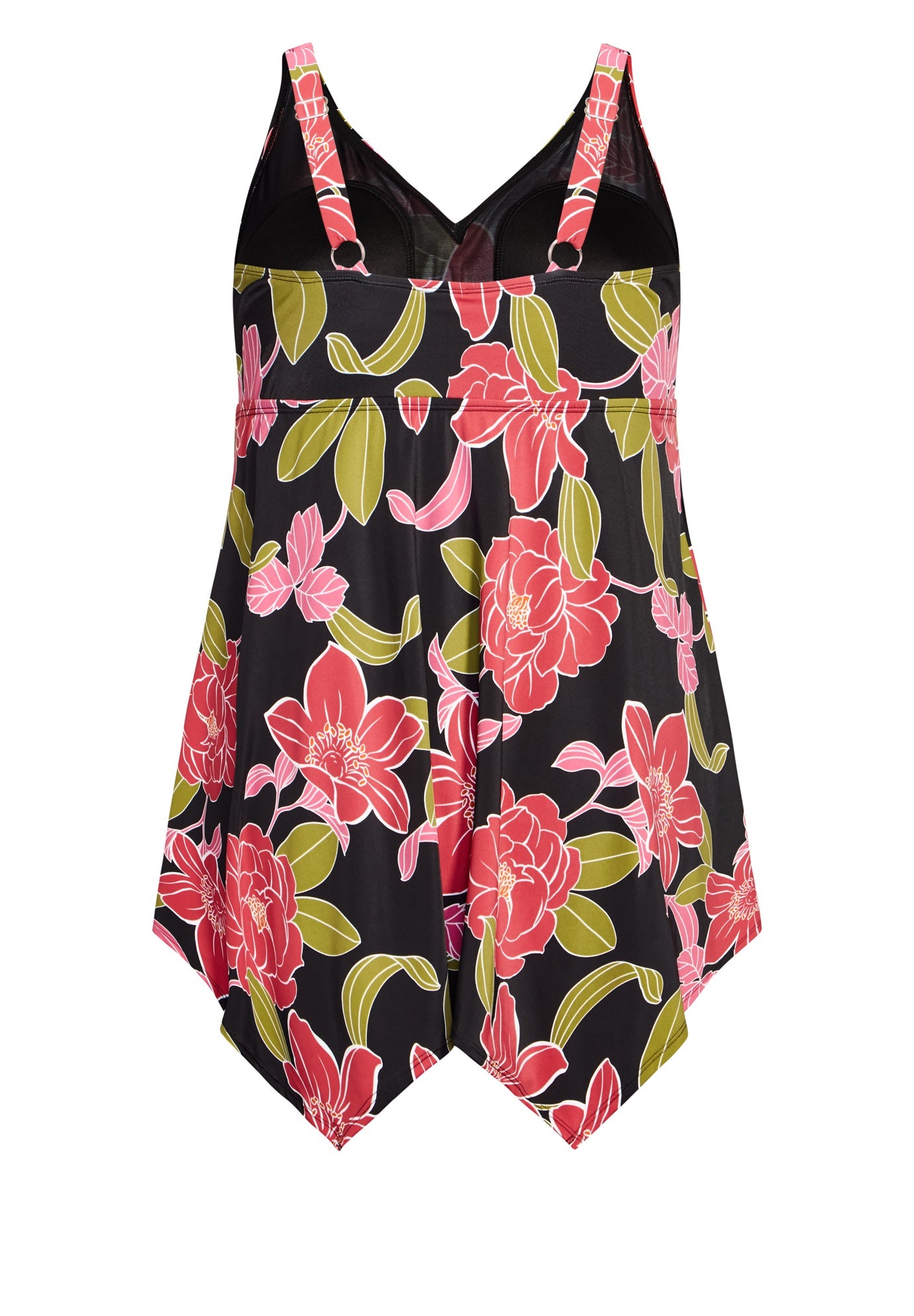 Sharkbite Print Swim Dress image number 3