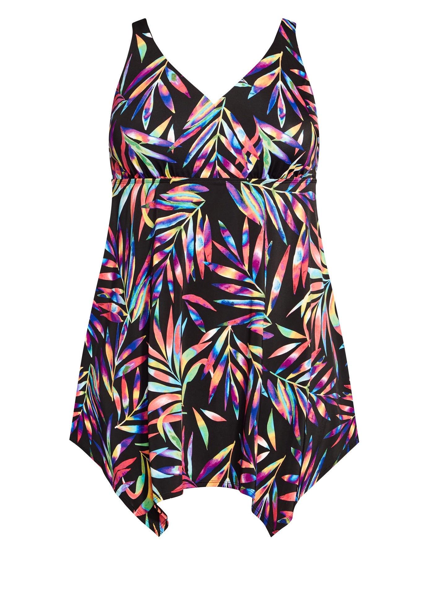 Sharkbite Print Swim Dress image number 2