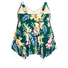 Sharkbite Print Swim Dress image number null