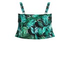 3 Tiered Print Tankini Top image number null