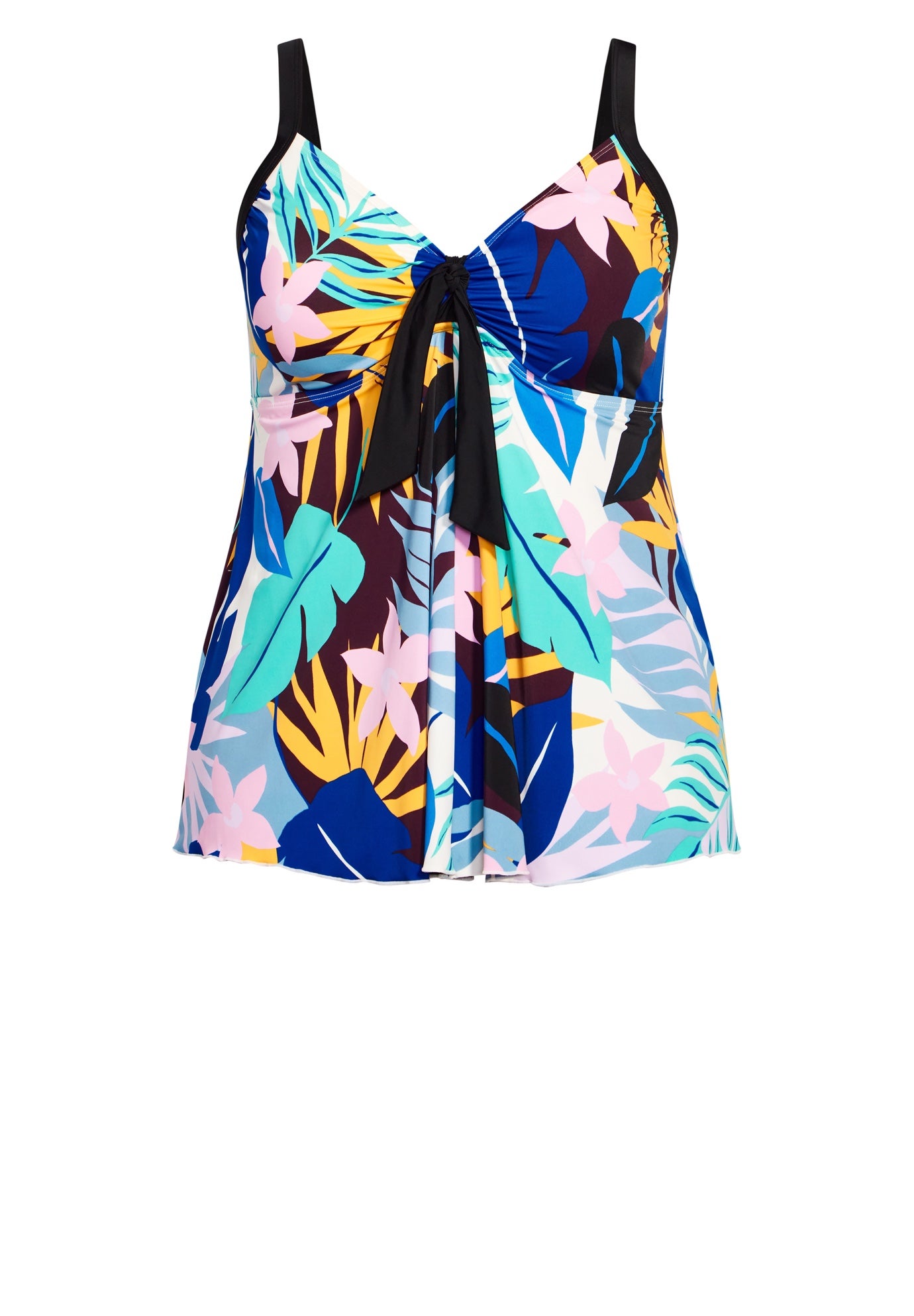 Fly Away Print Tankini Top image number 2