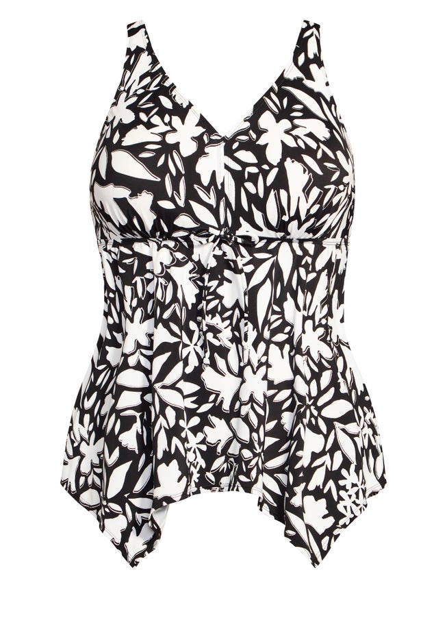 Sharkbite Print Tankini Top image number 2
