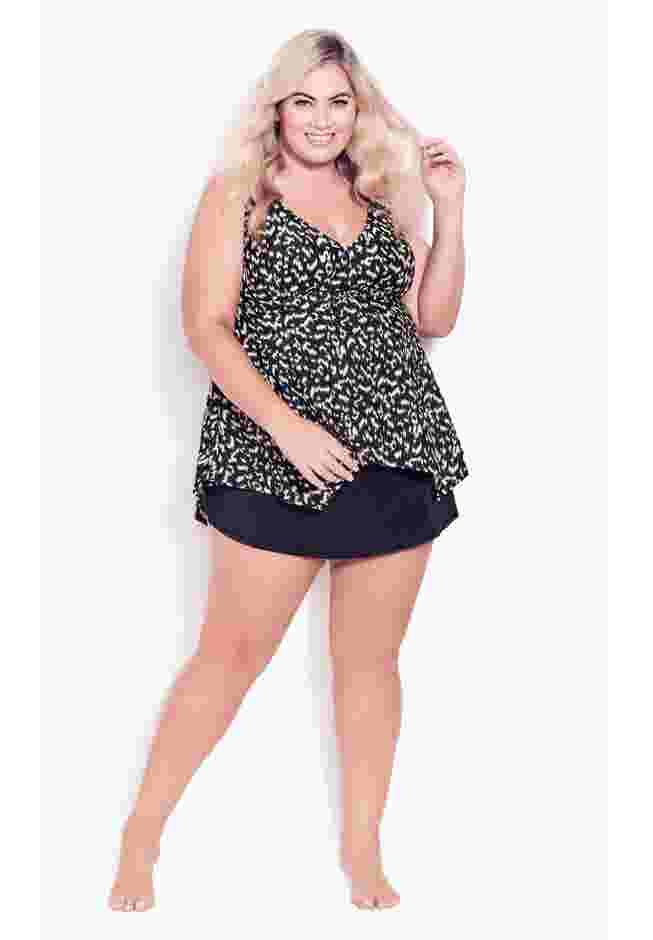 Sharkbite Print Tankini image number 0