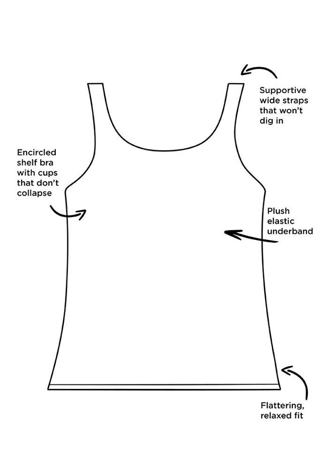 Chlorine Resistant Classic Scoop Neck Tankini Top image number 2