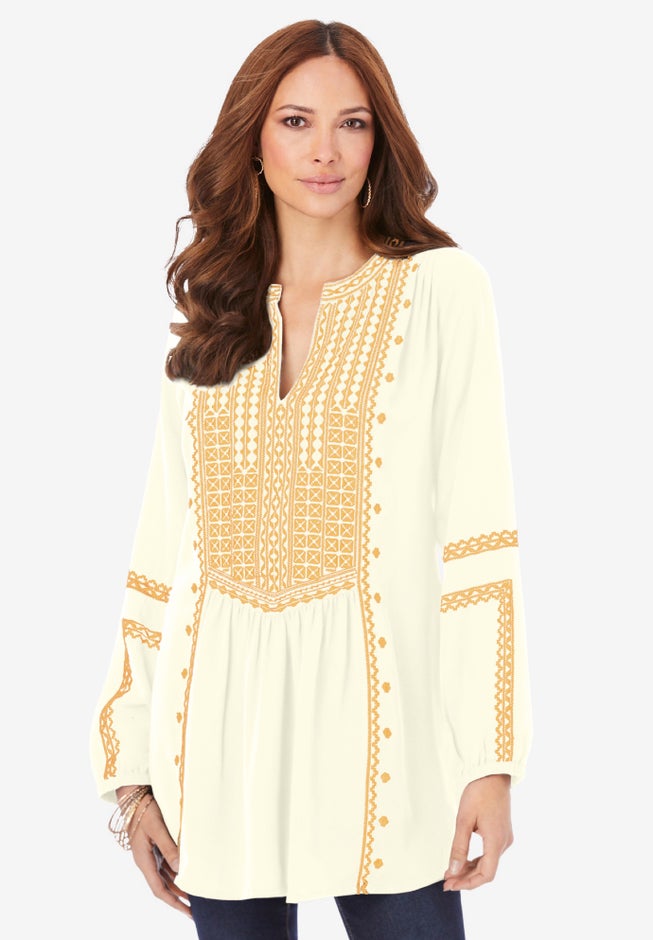 Embroidered Boho Tunic image number 0