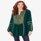 Embroidered Boho Tunic image number null