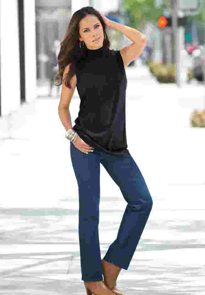 Ultimate Sleeveless Mockneck Tee image number 4