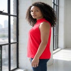 Ultimate Sleeveless Mockneck Tee image number null