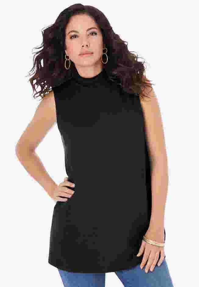 Ultimate Sleeveless Mockneck Tee image number 0