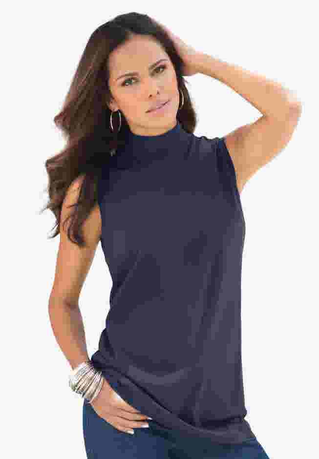 Ultimate Sleeveless Mockneck Tee image number 0