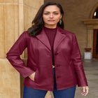 Leather Blazer image number null