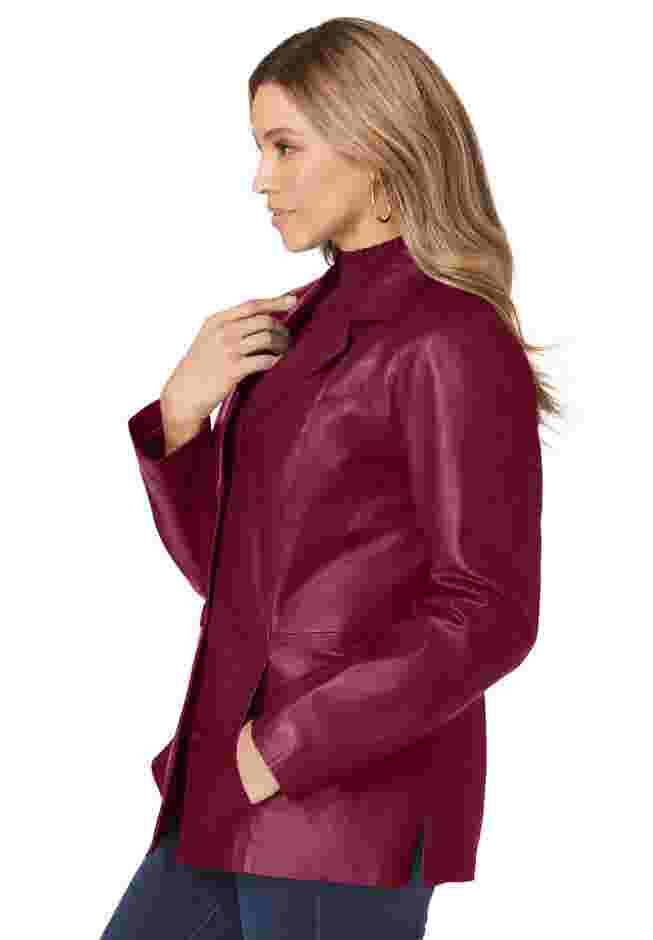 Leather Blazer image number 1