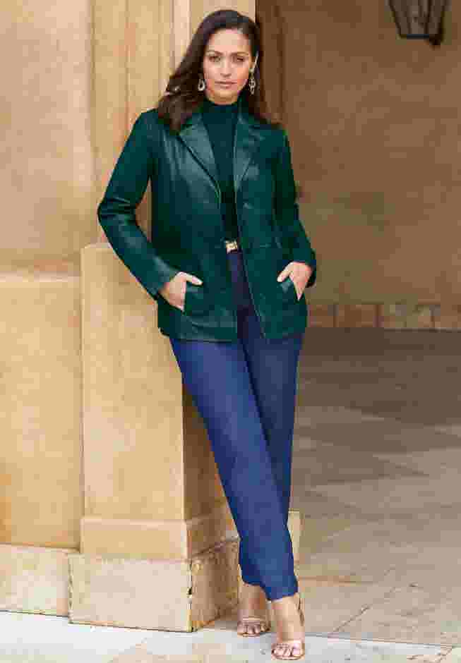Leather Blazer image number 1
