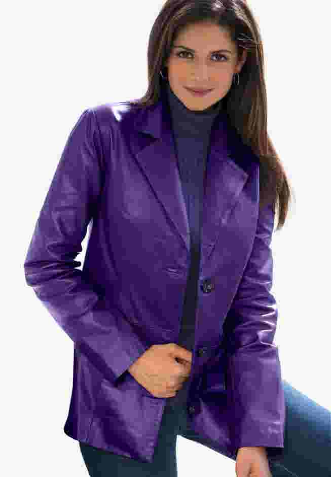 Leather Blazer image number 0
