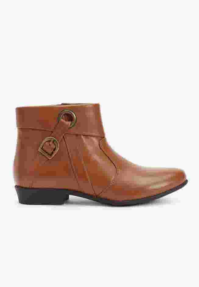 The Terri Leather Bootie image number 3