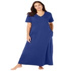 V-NECK SHORT SLEEVE MAXI LOUNGER image number null