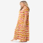 V-NECK SHORT SLEEVE MAXI LOUNGER image number null