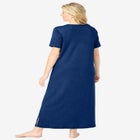 V-Neck Short Sleeve Maxi Lounger image number null
