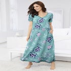V-NECK SHORT SLEEVE MAXI LOUNGER image number null