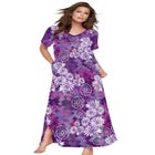 V-NECK SHORT SLEEVE MAXI LOUNGER image number null